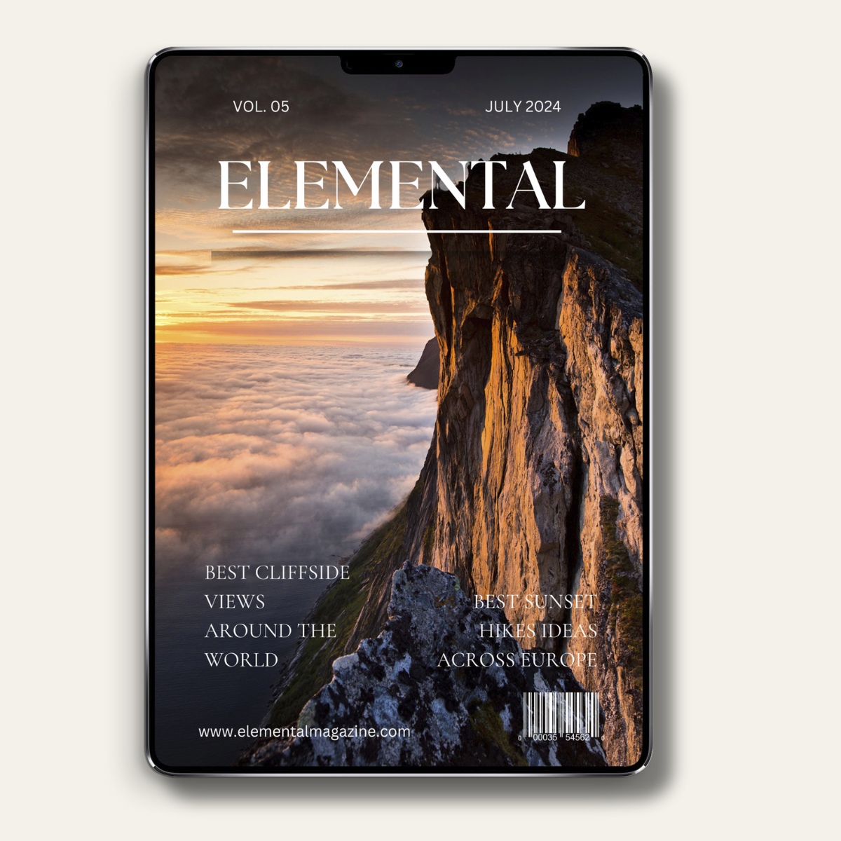 Elemental magazine cover