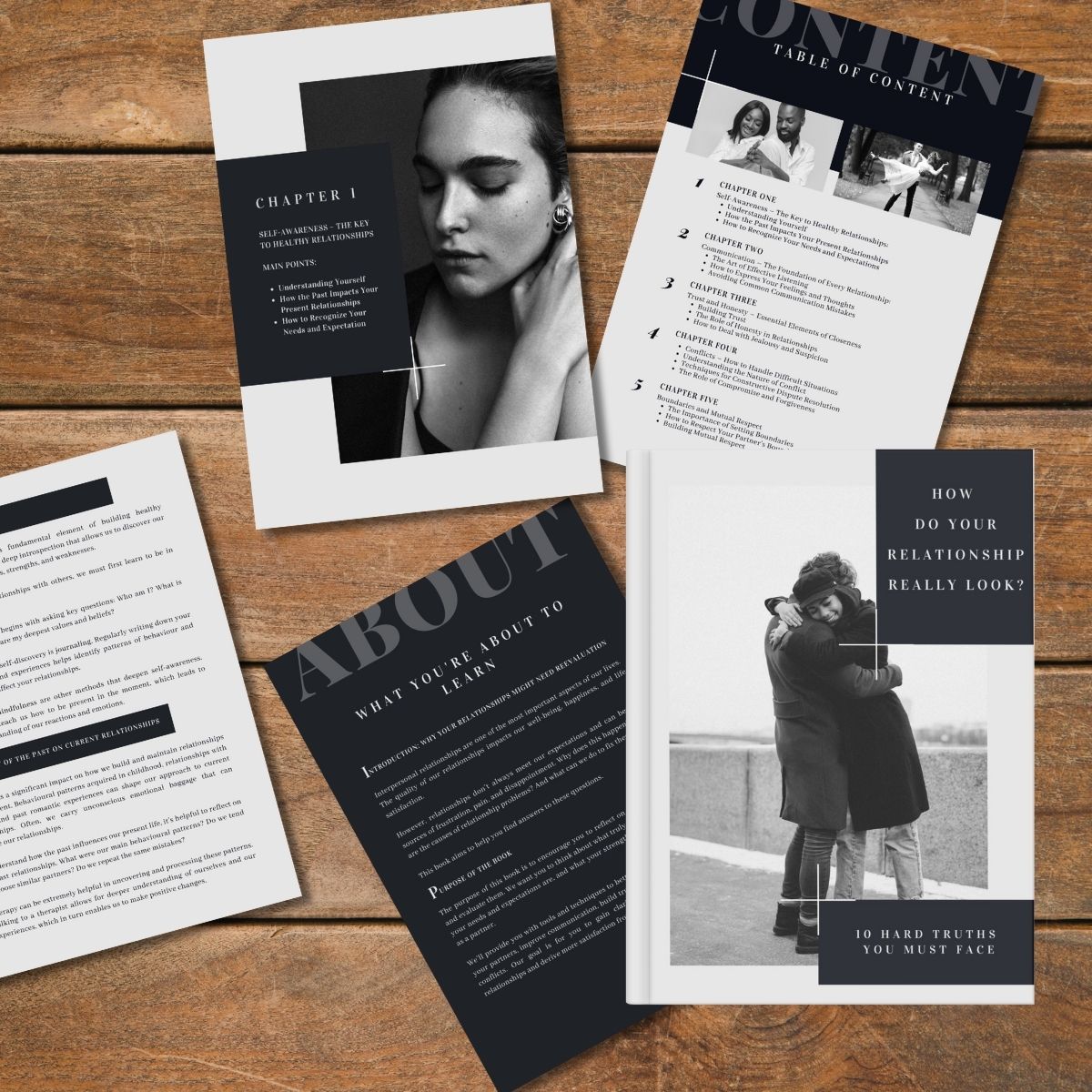 Black and white ebook pages sample